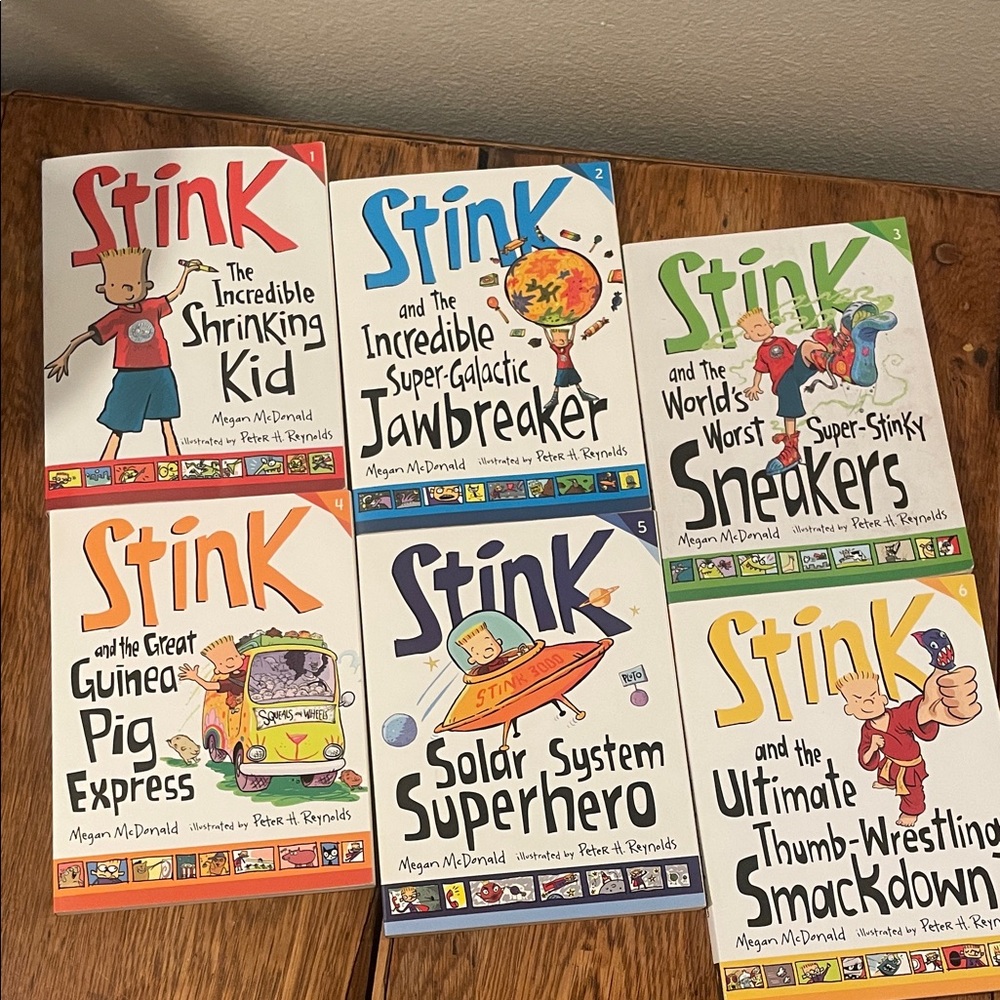Stink Book Series Collection – Books 1–6 – Children's Chapter Books